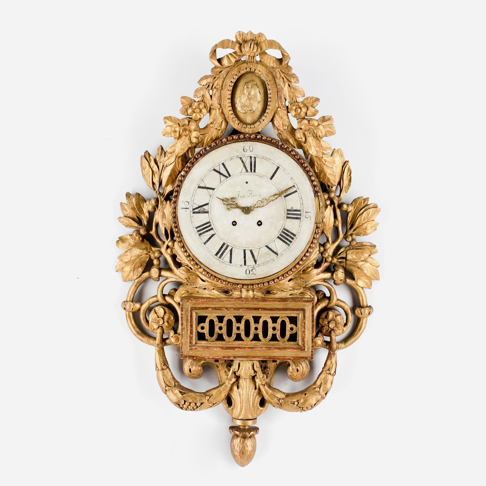 VÄGGPENDYL, gustaviansk, 1700-talets slut.