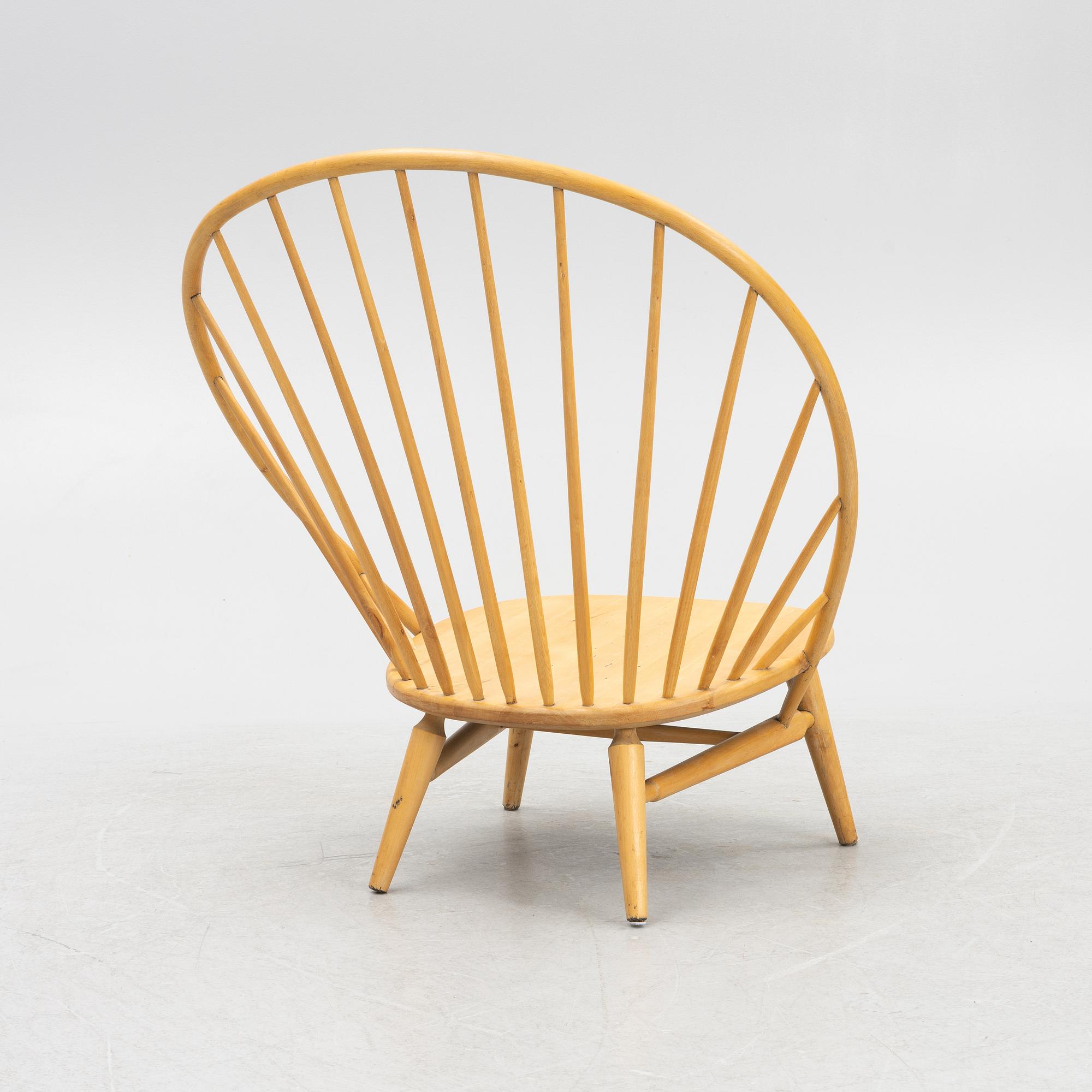 Sven Engström & Gunnar Myrstrand, fåtölj, "Bågen", Nässjö Stolfabrik, 1900-talets mitt.