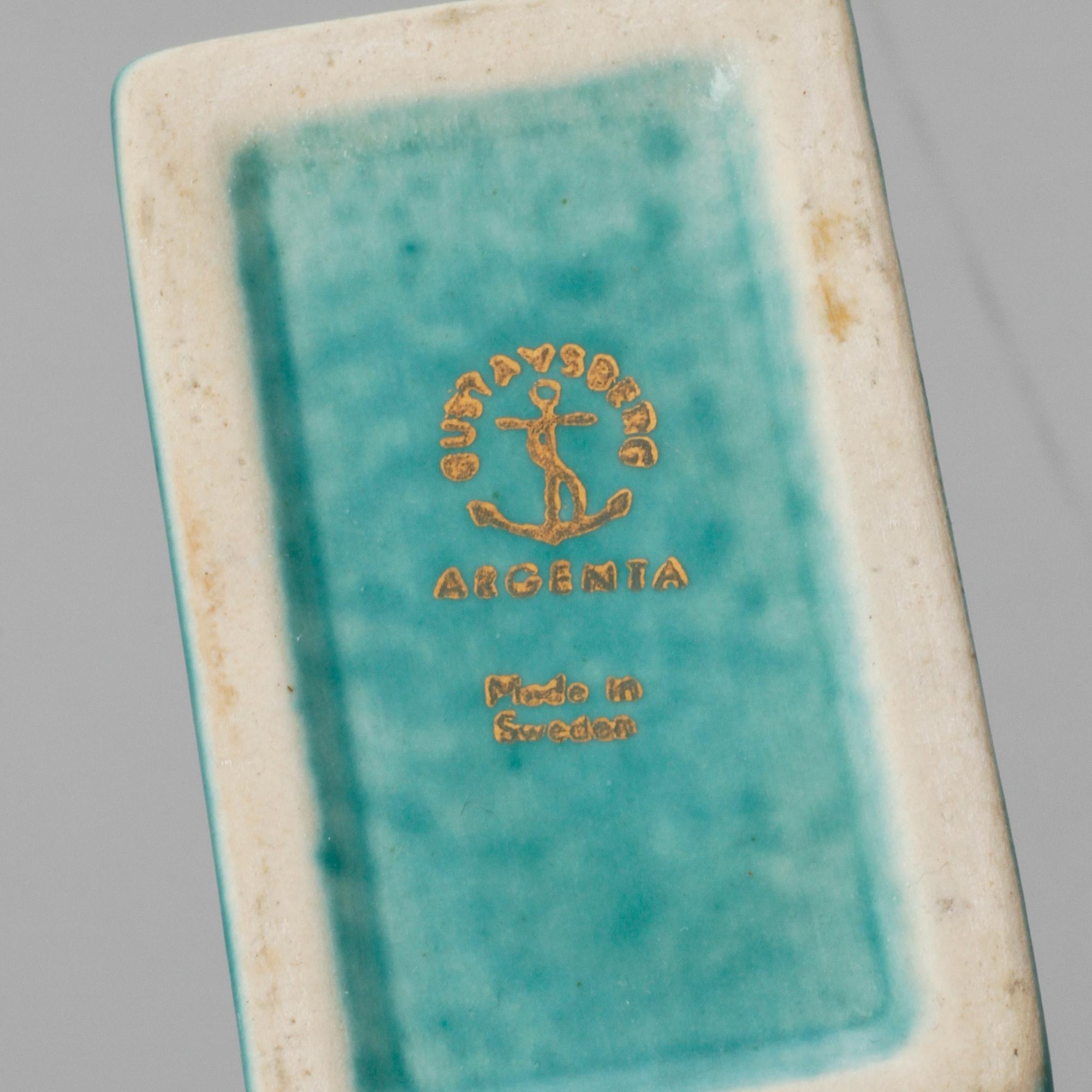 VAS, stengods, "Argenta", Wilhelm Kåge, Gustavsberg, 1900-tal.