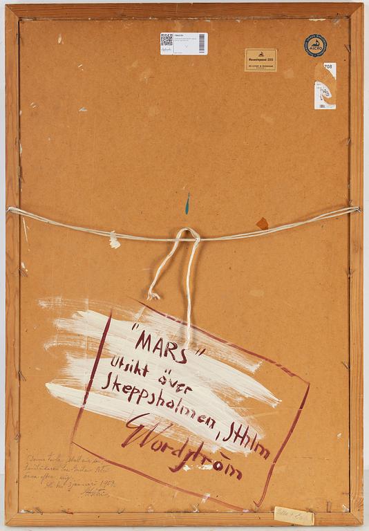 GUNNAR NORDSTRÖM, oil on panel, signed.