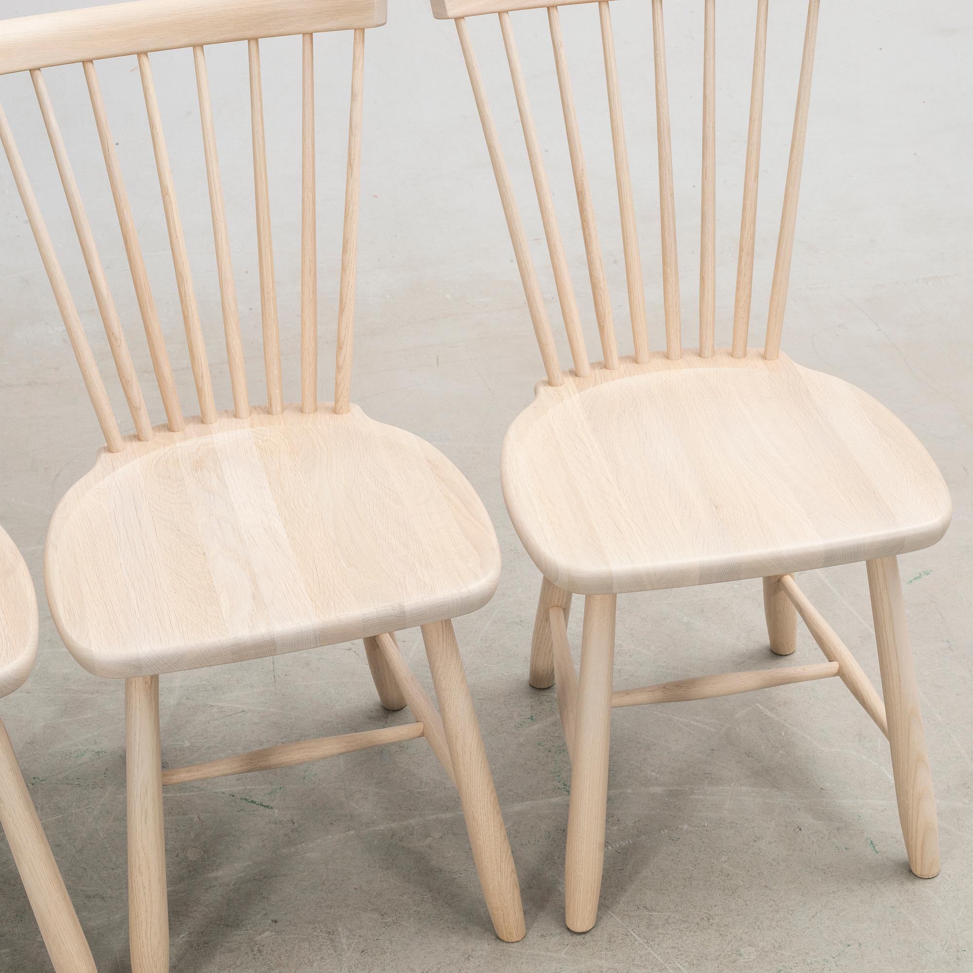 Carl Malmsten, stolar, 4 st, "Lilla Åland", Stolab, samtida.