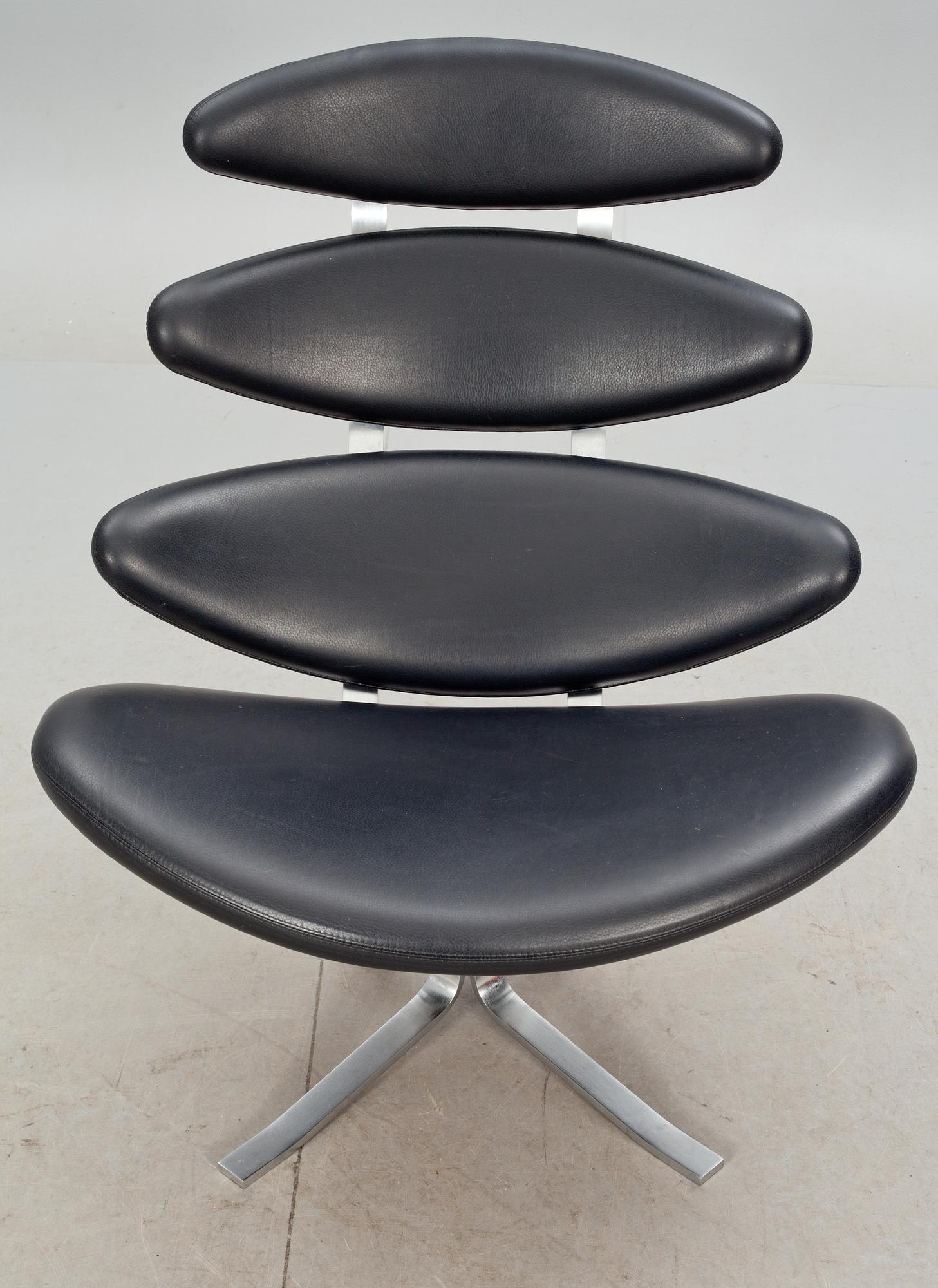 FÅTÖLJ, "Corona", Poul Volther, Erik Jörgensen Möbelfabrik, Danmark.