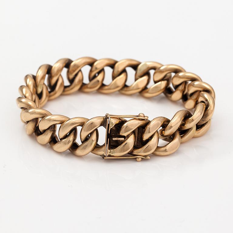 A 14K gold bracelet. Ky Kari Rosti, Helsinki 1991.