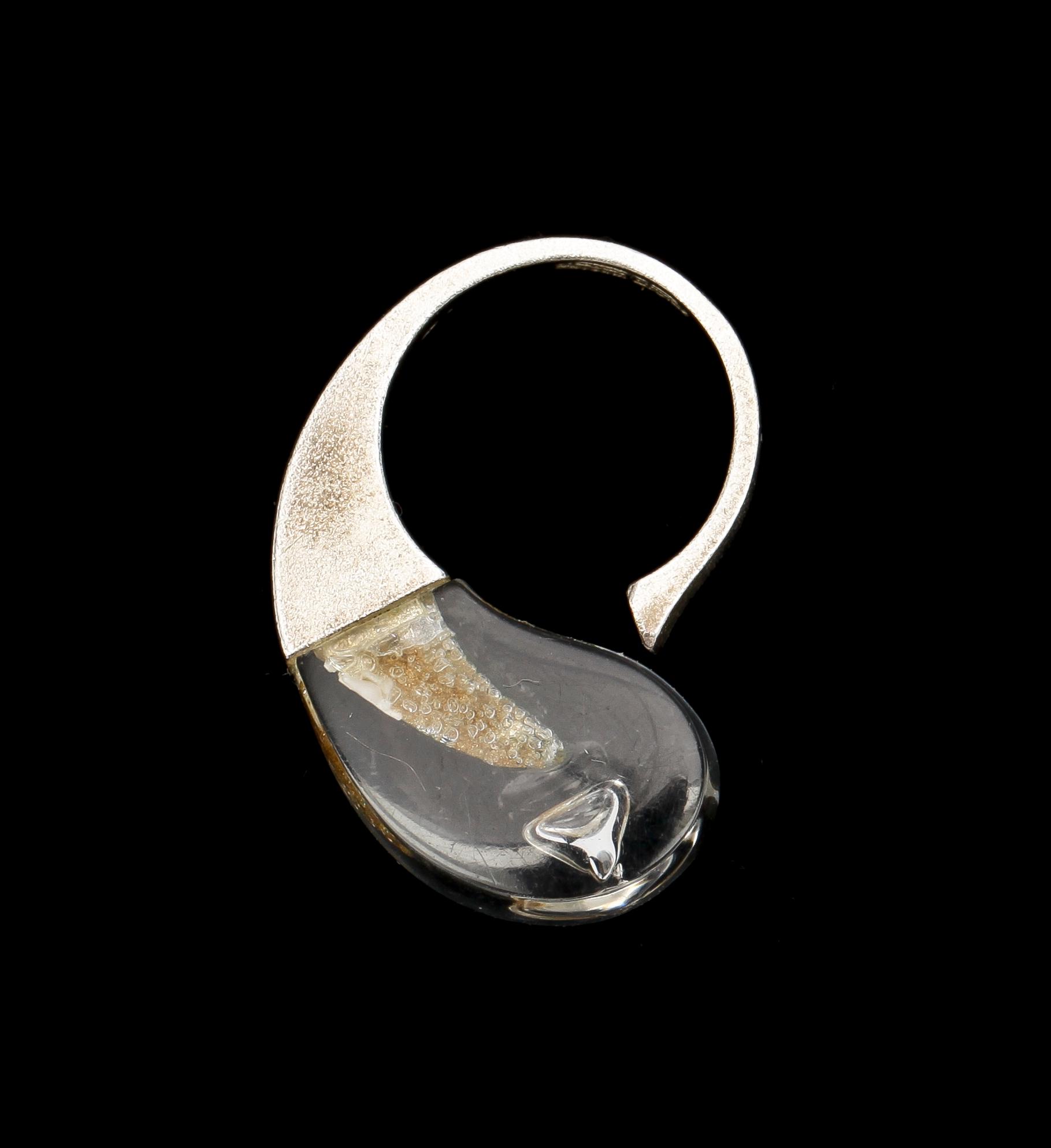 RING, silver med akryl, Björn Weckström, Lapponia, Finland, 1973.