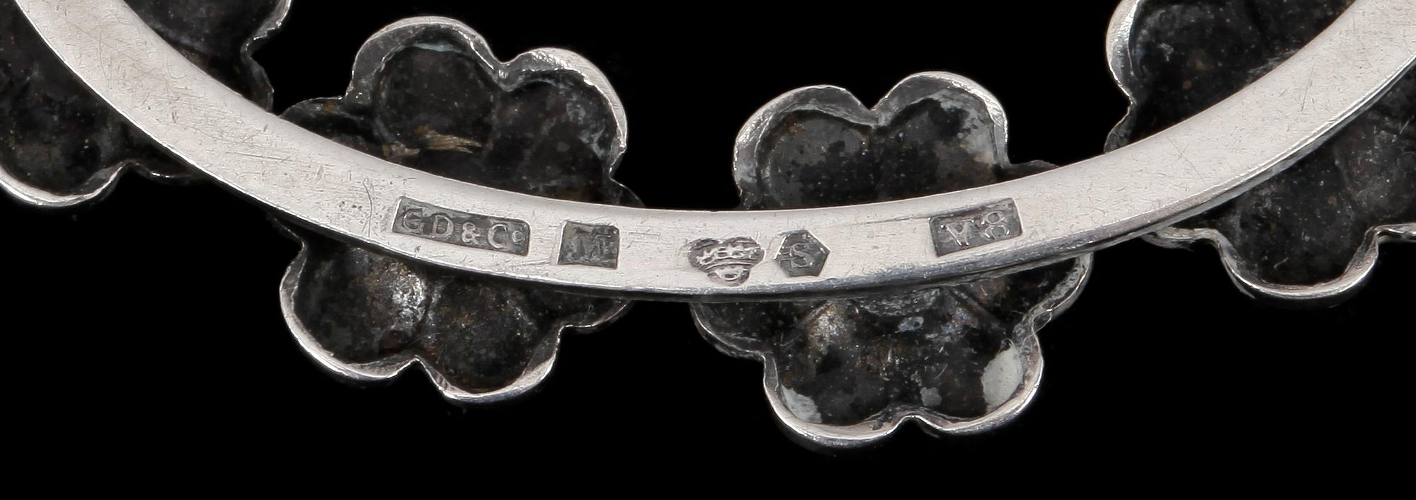 PARTI SILVER, 3 delar, bla Åke Strömdahl, 1958. Totalvikt 130g.