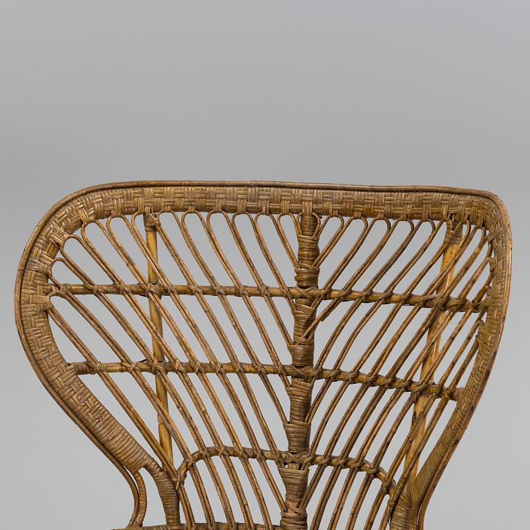 GIO PONTI, fåtölj, Bonacina, Italien, 1950-tal.