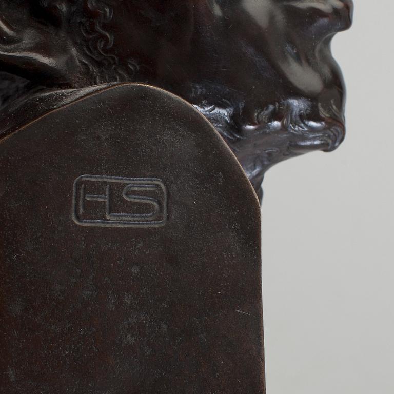 HANS SCHWEGERLE, Skulptur, brons, signerad.