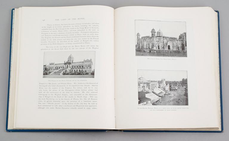 BÖCKER: The Land of the Rupee, 1912 samt Minnen från Indien 1911/12.