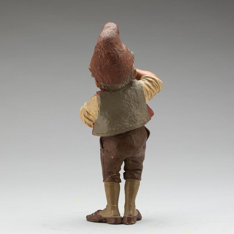 TOMTE/FIGURIN, gips, trol Tyskland.