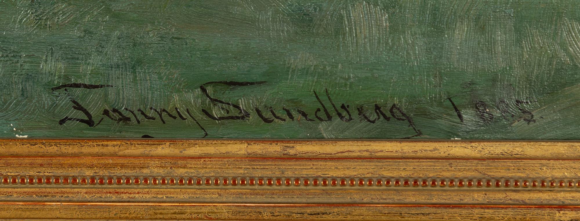 Fanny Sundberg, Kustlandskap med fåglar.