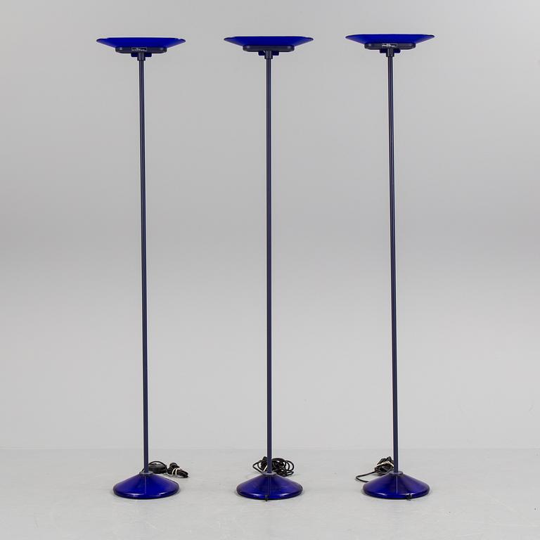 Three "Jill 380" uplights by Arteluce, late 20th century.