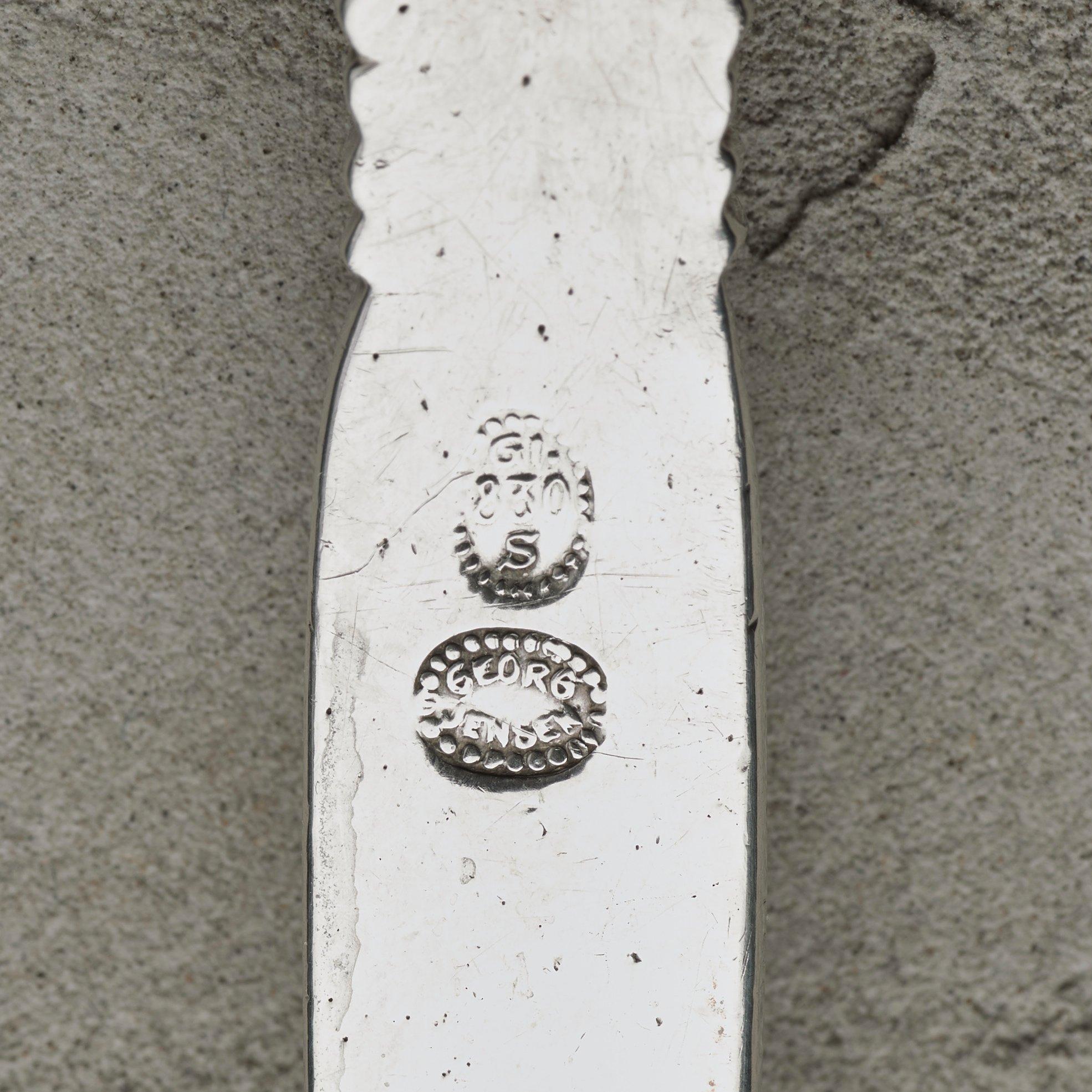 Georg Jensen, OCH JOHAN ROHDE, nötknäppare, 2 st, Firma Georg Jensen, Köpenhamn 1919-27, 830/1000.