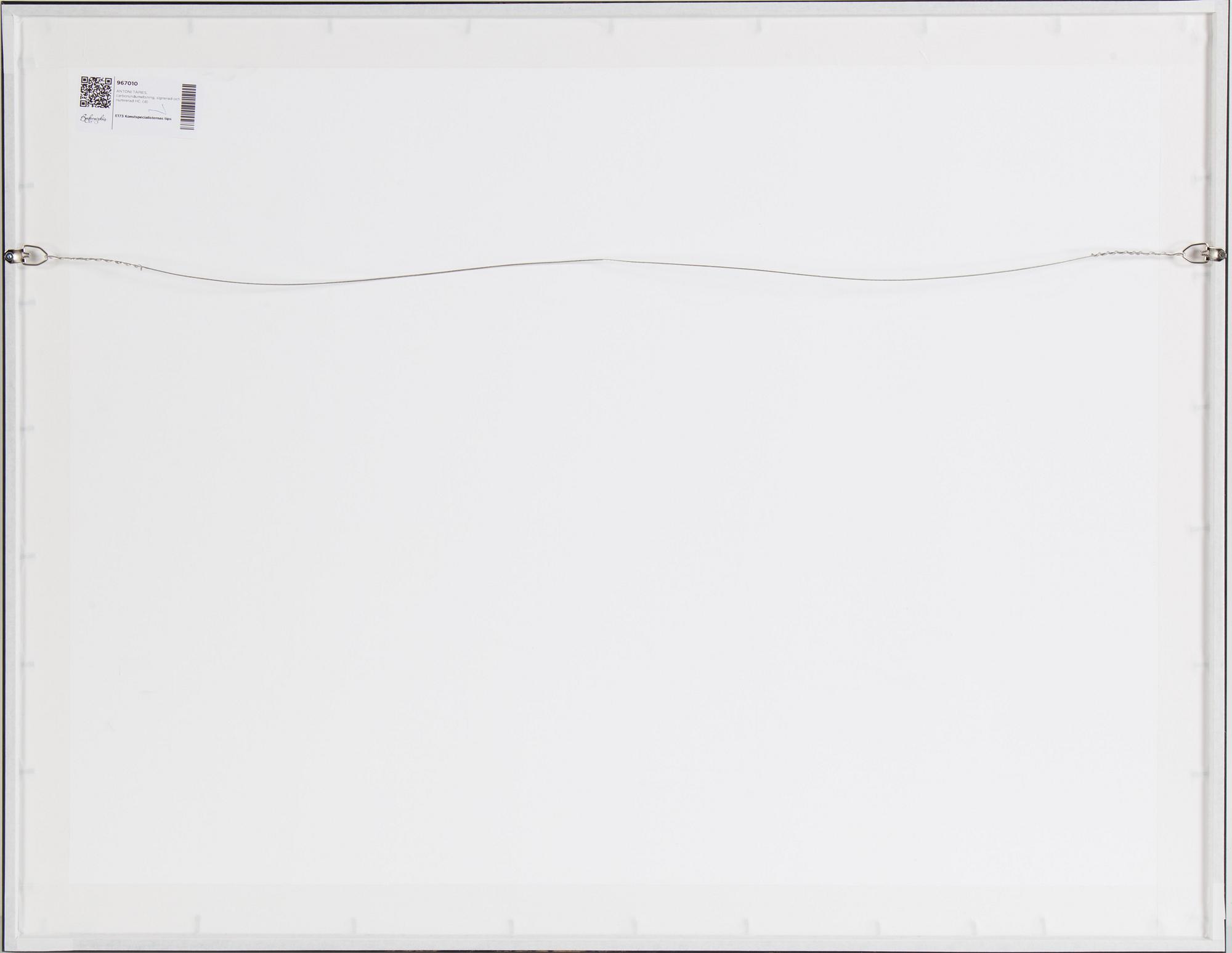 ANTONI TÀPIES, carborundum ecthing, signed and numbered HC.