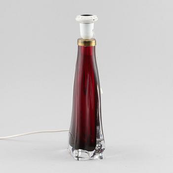 BORDSLAMPA, glas, Carl Fagerlund, 1900-talets andra hälft.
