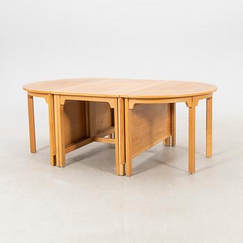 Børge Mogensen, gateleg table and two demilune tables, Karl Andersson & Söner, late 20th century.