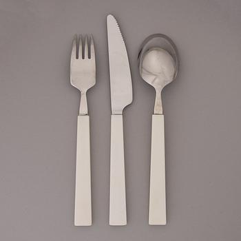 BERTEL GARDBERG, bestickuppsättning, 30 delar, "Triennale", Fiskars, 1900-talets mitt.
