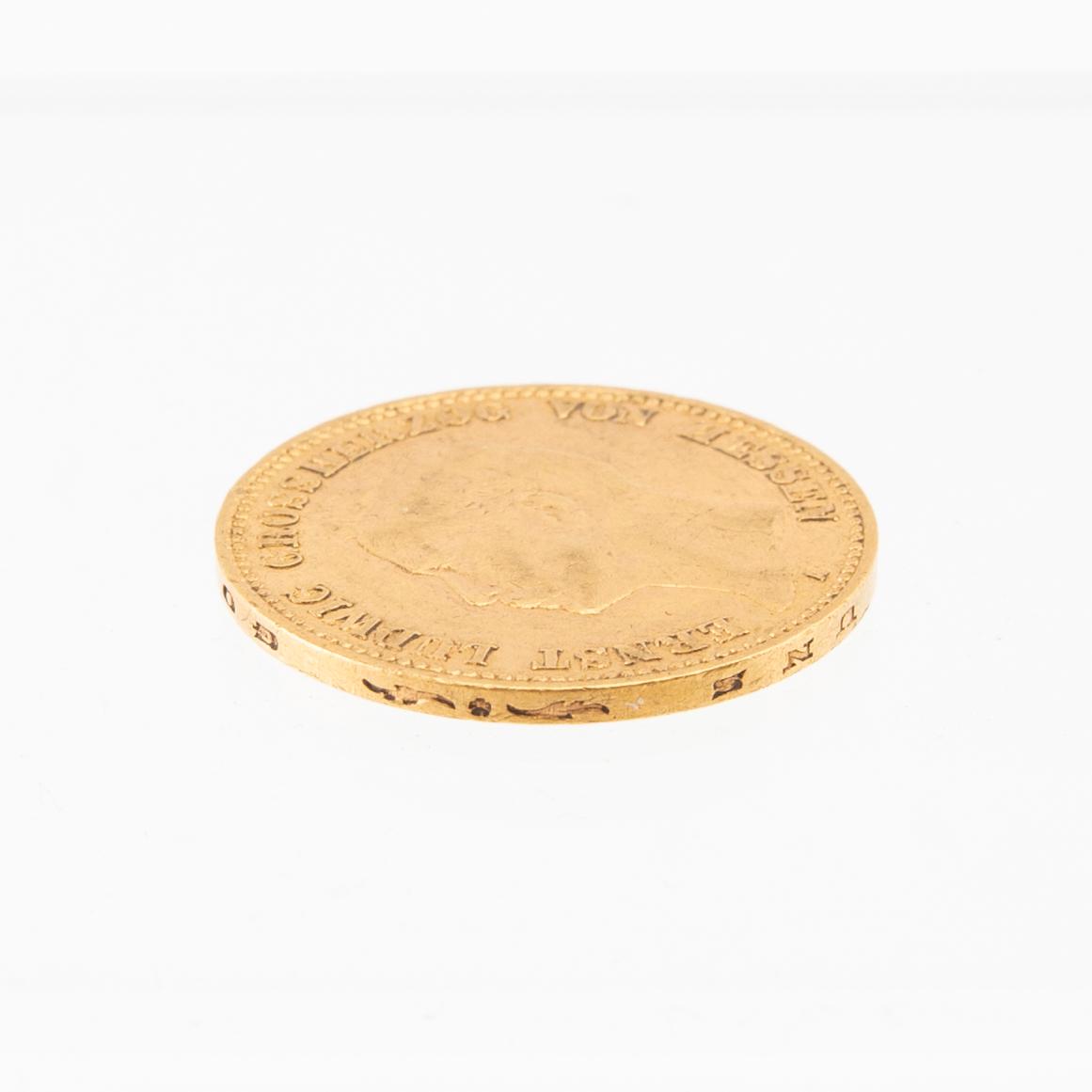 Gold coin 20 marks 1911 German Empire (Hesse) Grand Duke Ernst Ludwig.