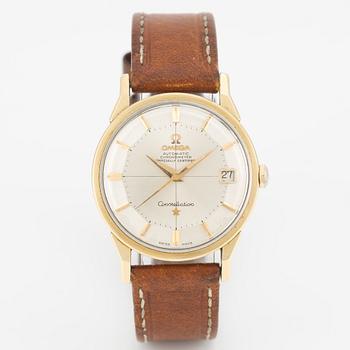 Omega, Constellation, Chronometer, "Pie-Pan", armbandsur, 34 mm.