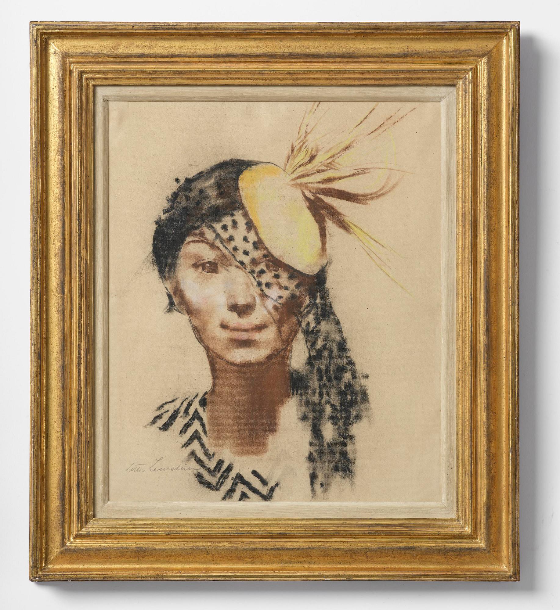 Lotte Laserstein, "The Yellow Hat".