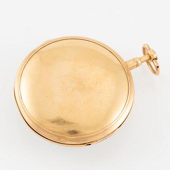 An 18k gold watch by Anders Hoberg (watchmaker in Stockholm 1797-1834).