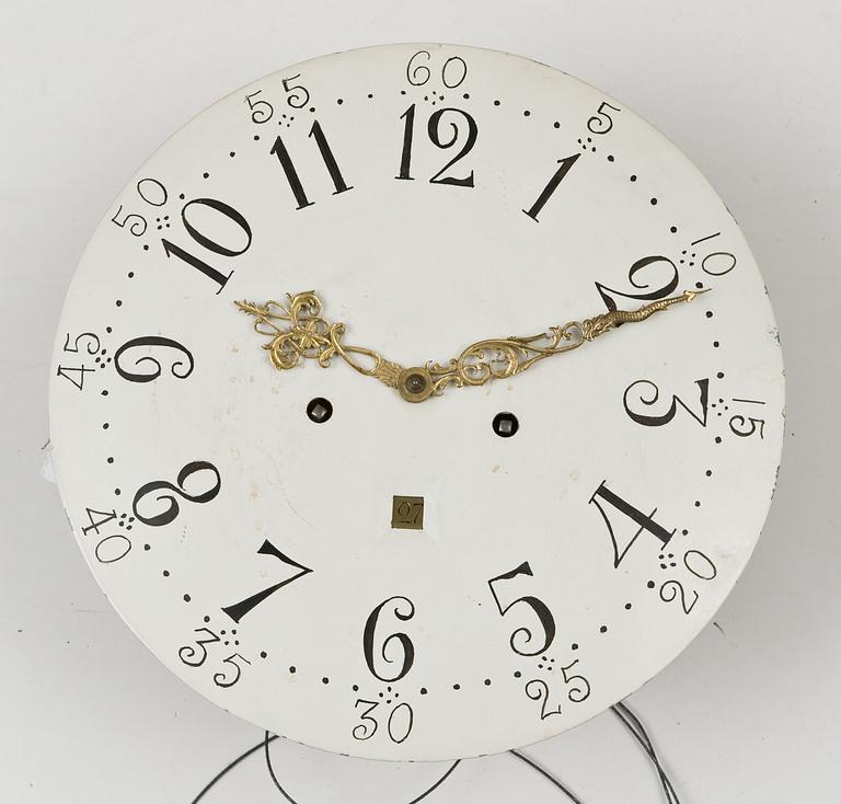 A Swedish Rococo long case clock.