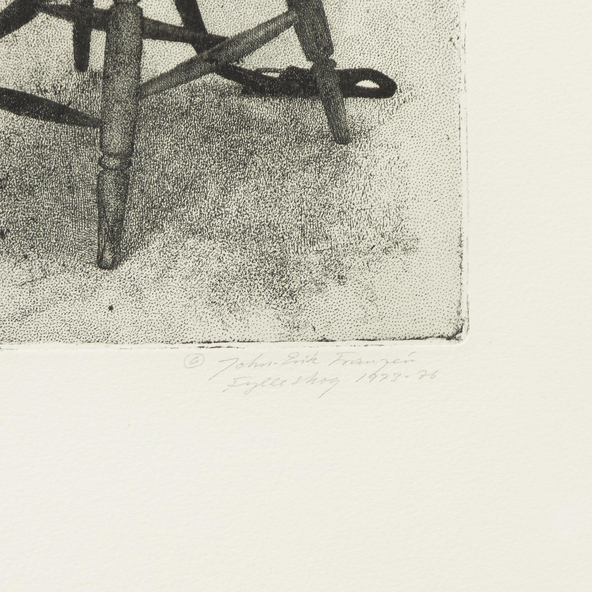 John-E Franzén, "Interiör med sadel".