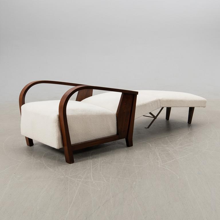Armchair/bed, Art Deco, first half of the 20th century.