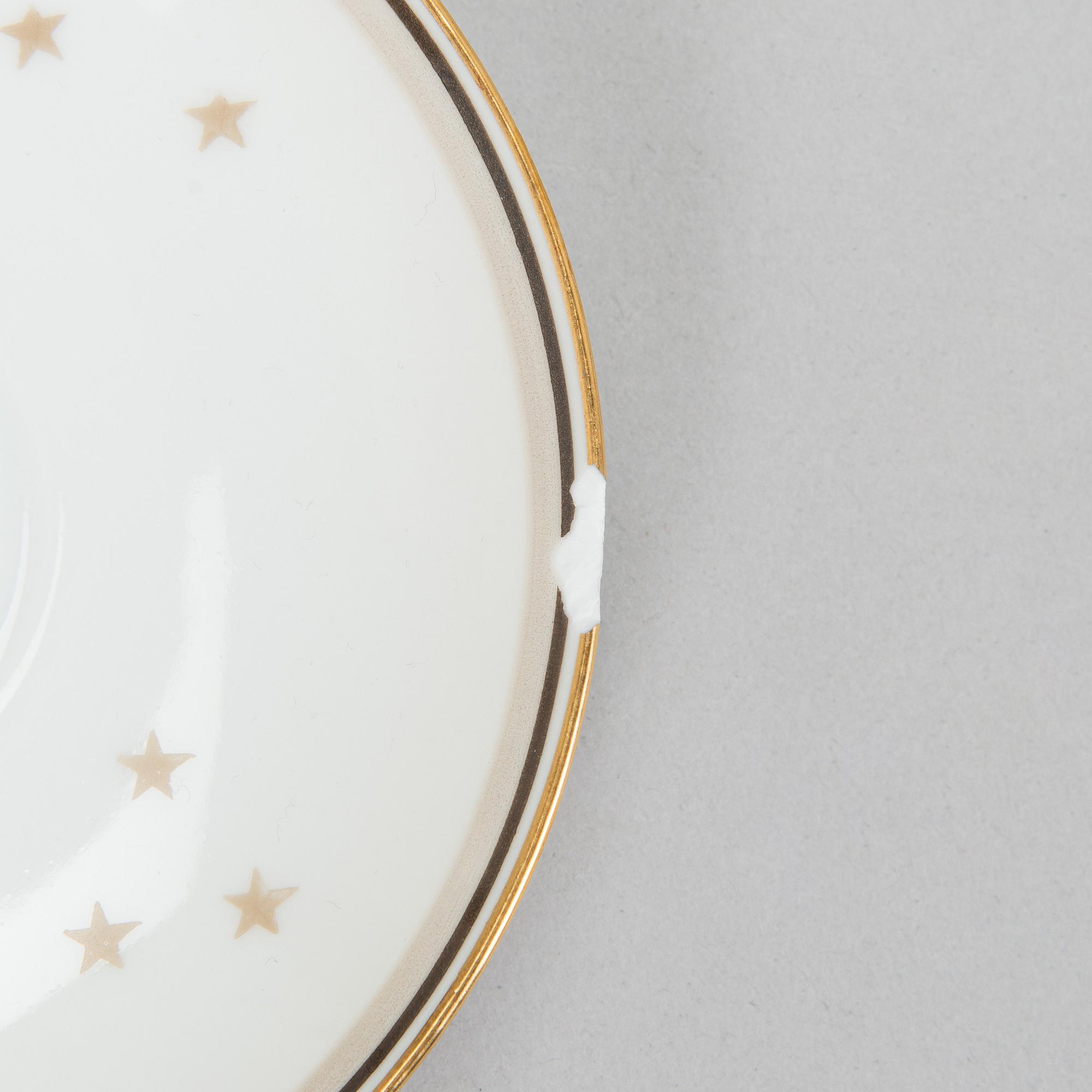 Dinner service, 86 pieces, “Milky Way”, Bing & Grøndahl, Denmark.