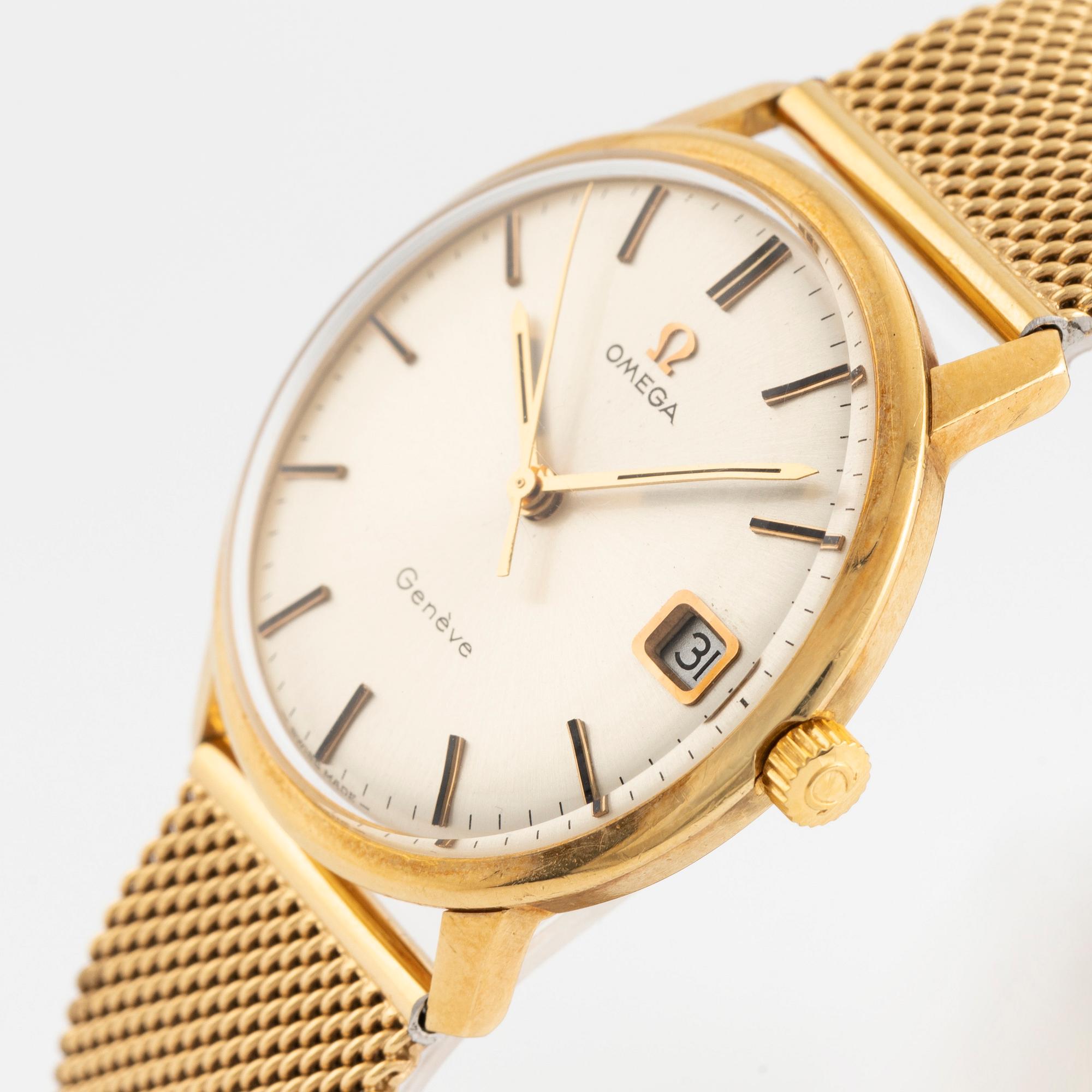 Omega, Genève, wristwatch, 33,5 mm,
