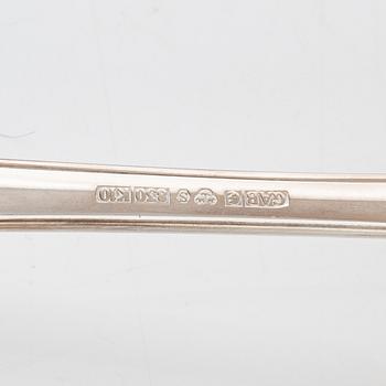 Bestickservis, 205 delar, silver, modell "Svensk", GAB, bl a Eskilstuna 1999.