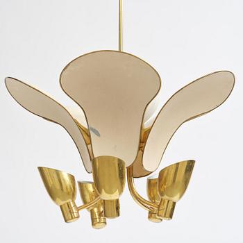 Carl-Axel Acking, a rare ceiling lamp model 982, Bröderna Malmströms Metallvarufabrik, Malmö, 1950s.
