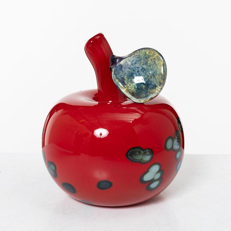 Oiva Toikka, äpple, glas, Nuutajärvi, Notsjö, Finland.