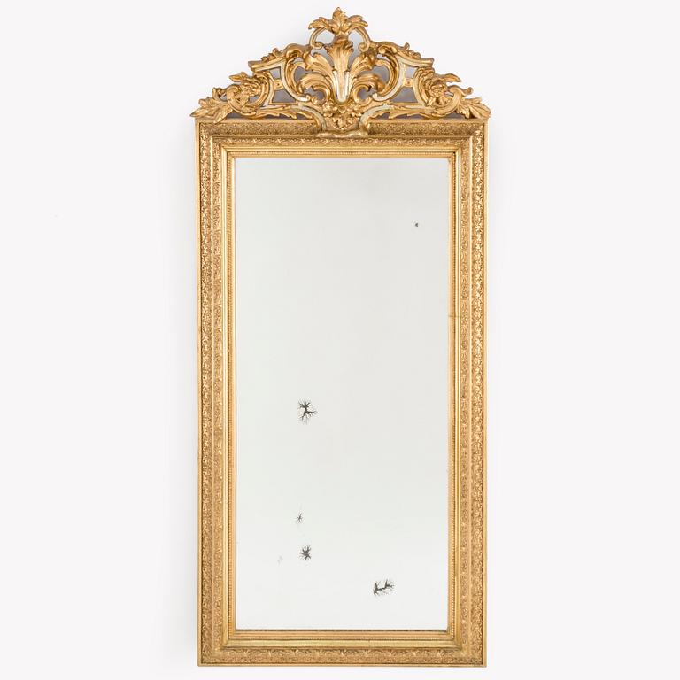 A late 19th century mirror.