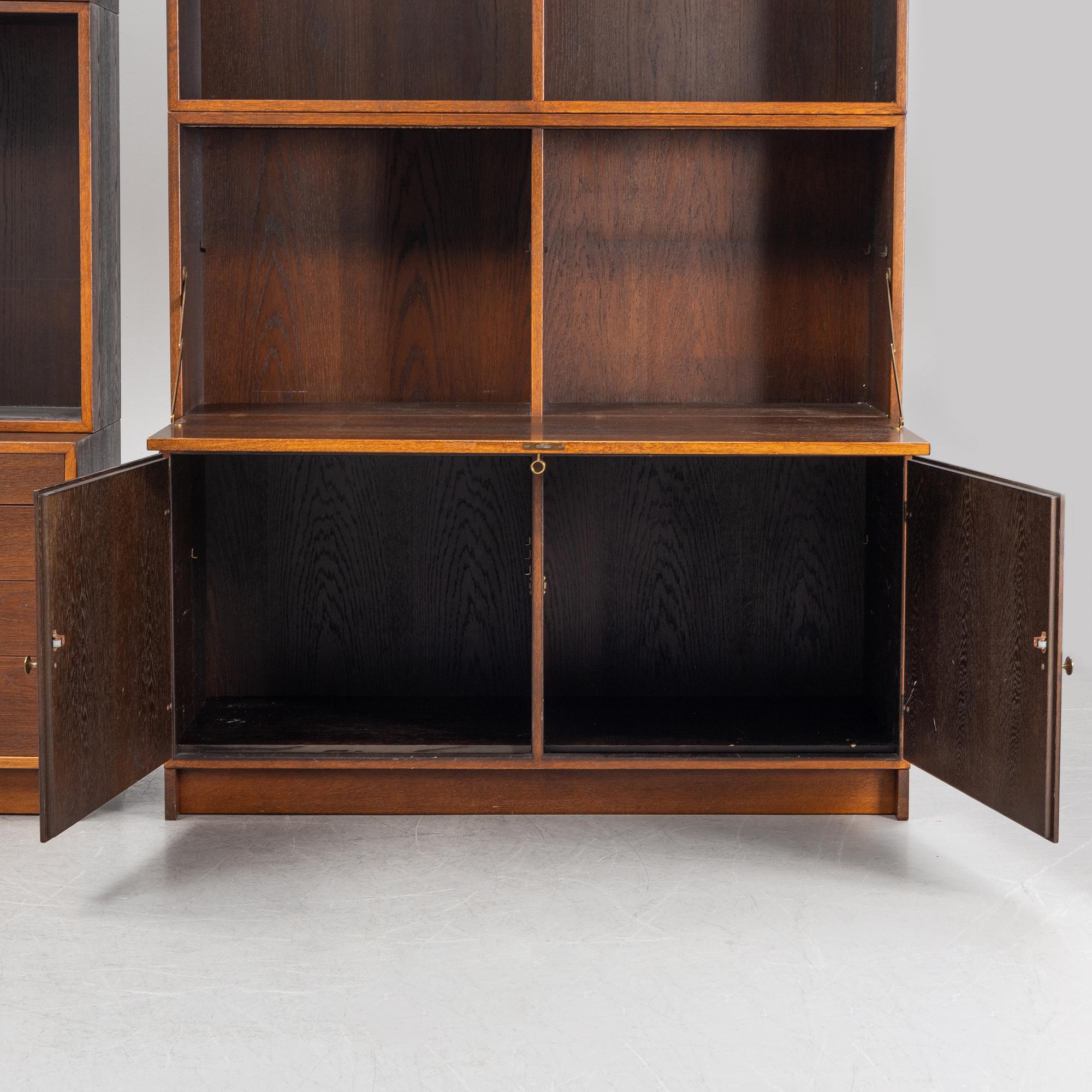 Børge Mogensen, shelving system with cabinets and drawers, "Öresund". Karl Andersson & Söner, second half of the 20th century.