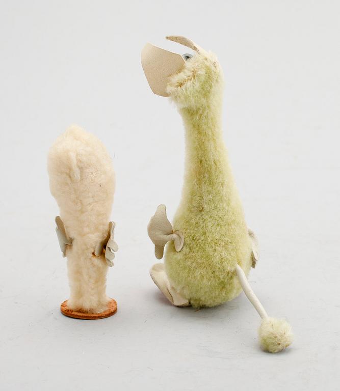 LEKSAKER, 2 st, "Sniff" och "Hattifnatt", Atelier Fauni, Finland, 1960-tal.