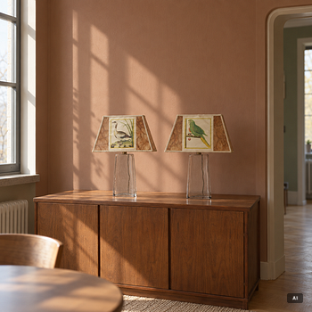 A pair of table lamps, mid-20th Century.