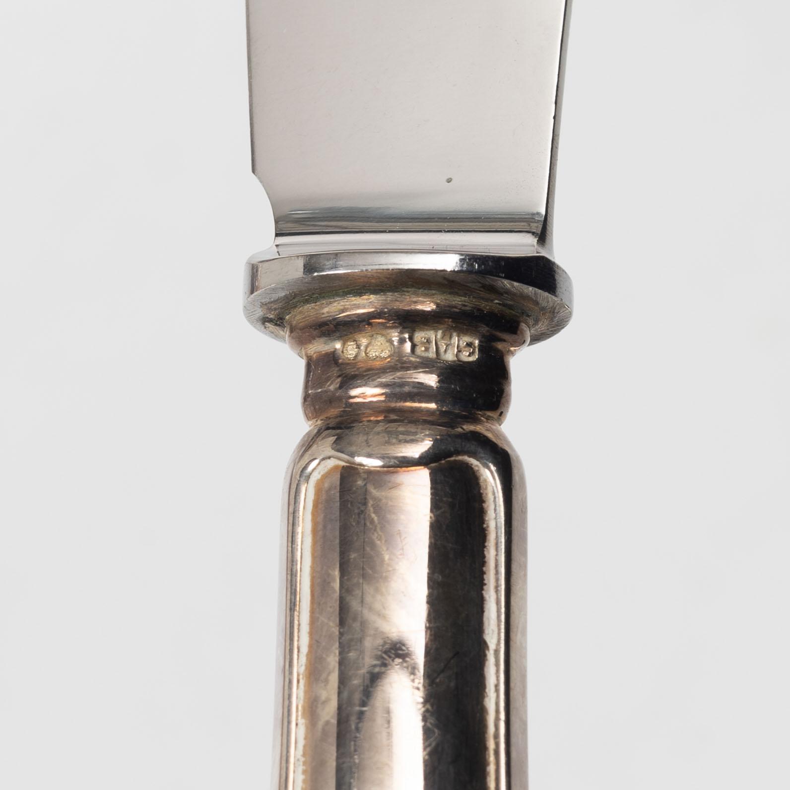 Cutlery, 28 pieces, silver, including CG Hallberg, Stockholm, 1904.