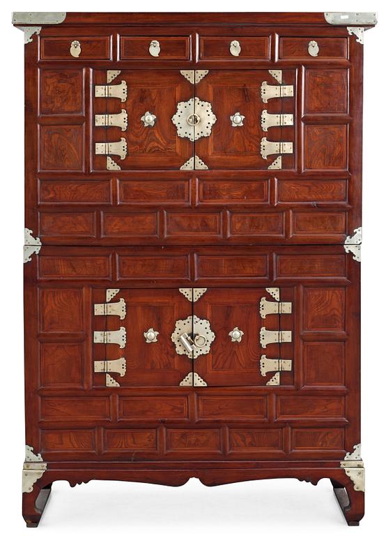 A wooden Korean cabinet.