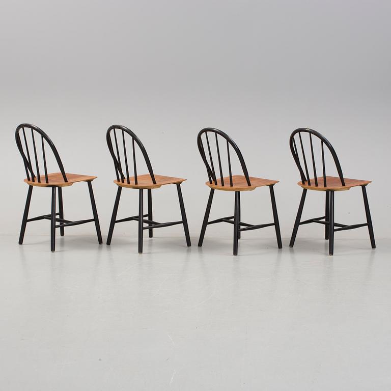 STOLAR, 4 st, "Fanett", Ilmari Tapiovaara, Edsbyverken, 1950-tal.