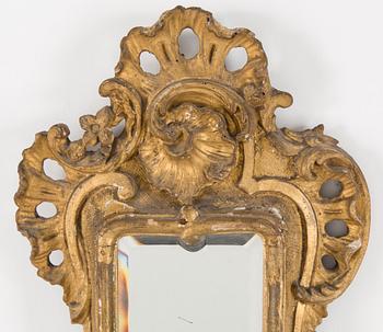 A MIRROR, probably Denmark / Northern Germany, rococo, 10th century.