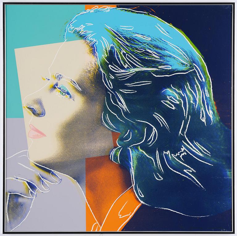 Andy Warhol, "Herself", from: "Three portraits of Ingrid Bergman".