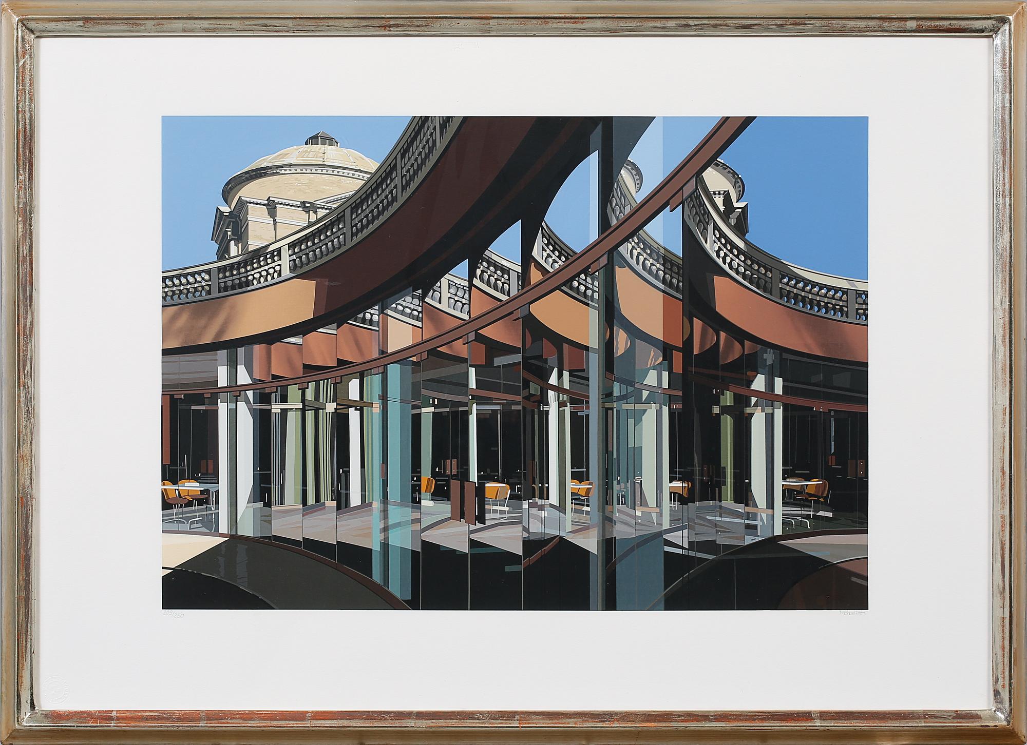 RICHARD ESTES, färgserigrafi, signerad och numrerad 209/250.