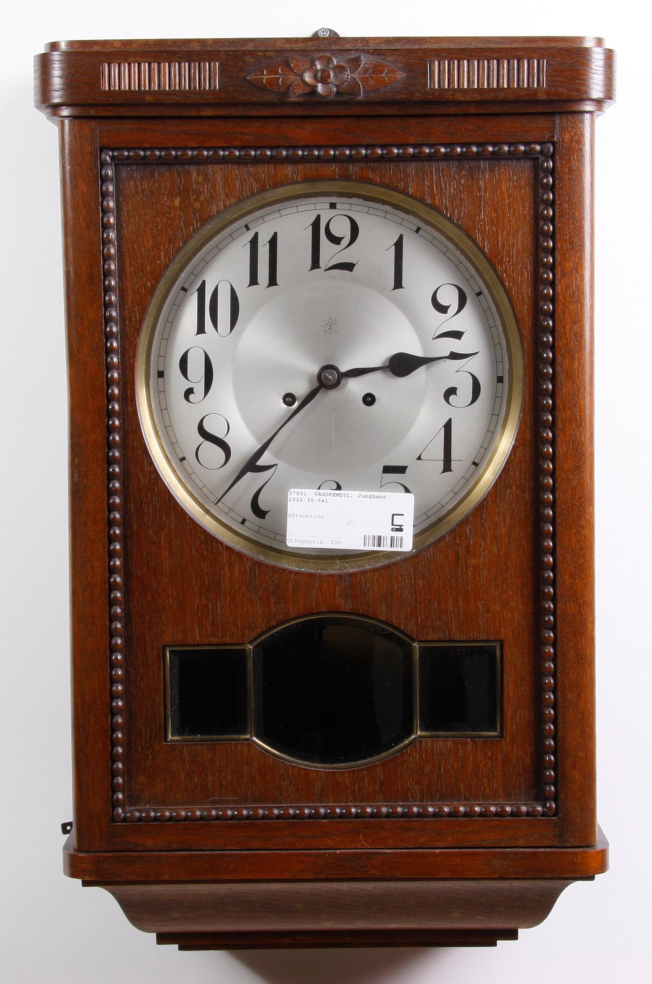 VÄGGPENDYL, Junghans, 1920-30-tal.