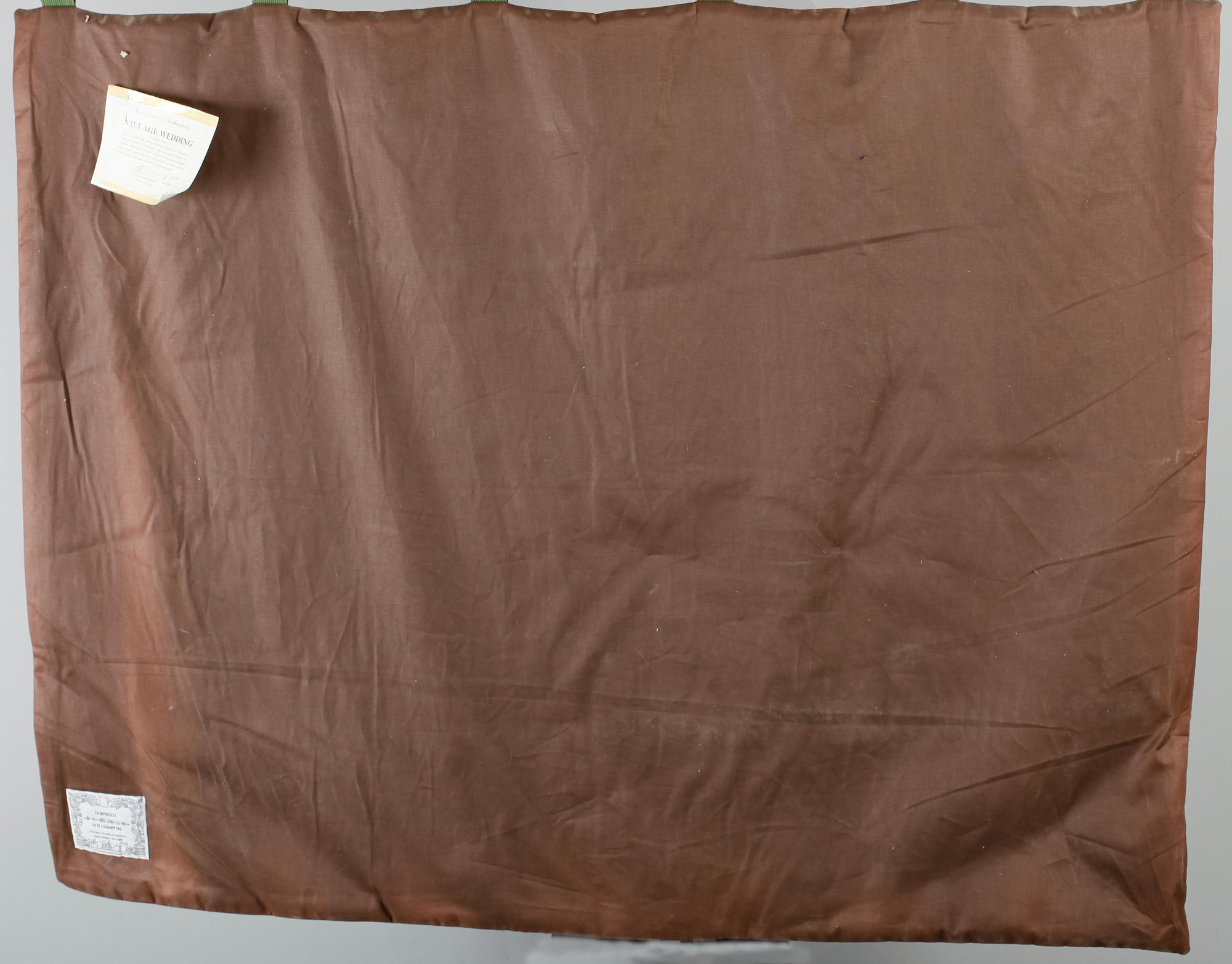 VÄGGBONADER, 2 st, Belgien, 1900-talets andra hälft.