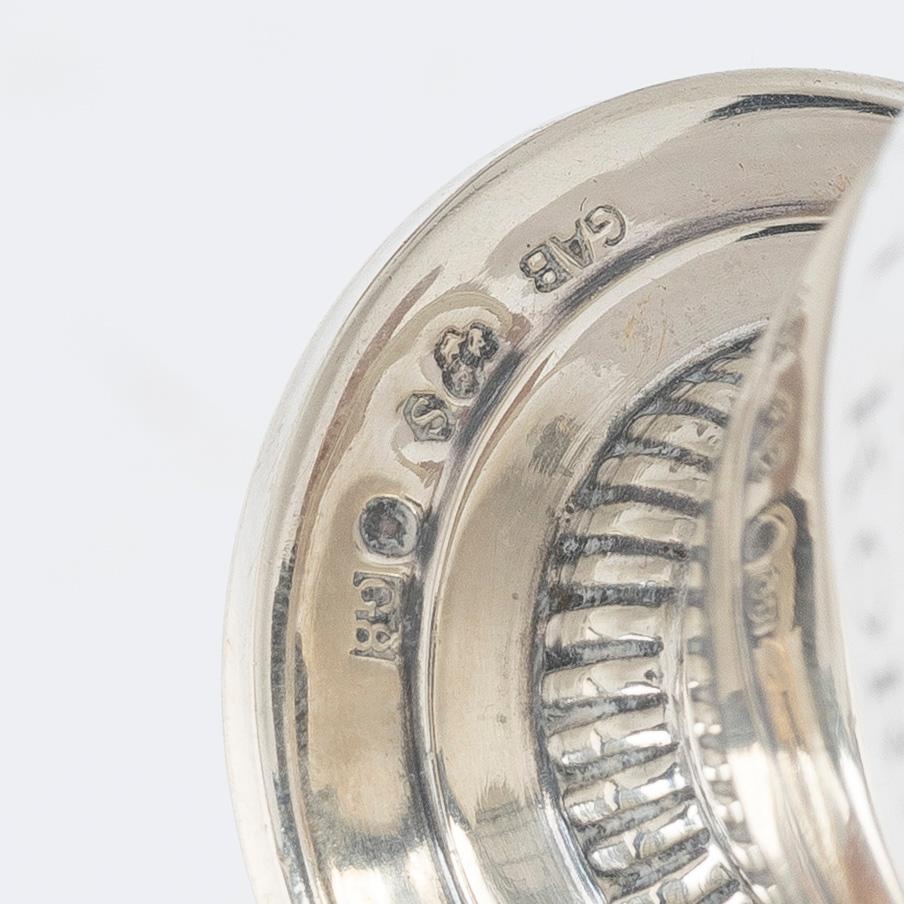 Silver, 9 pieces, Sweden and Denmark, 19th-20th century.
