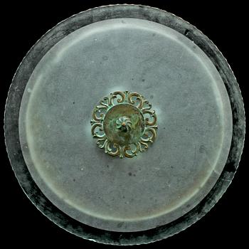 TAKLAMPA, art deco, 1900-talets första hälft. H 50.