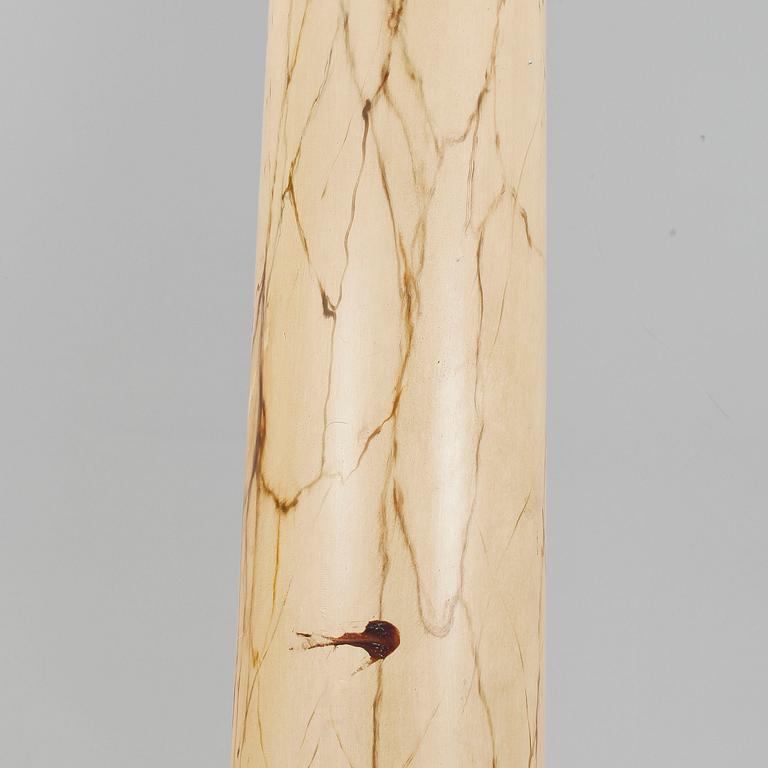 KOLONNER, ett par, tot 6 delar, trä, målad marmorimitation, England, 1900-tal.