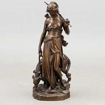 EUGÈNE ANTOINE AIZELIN, bronze, signed.