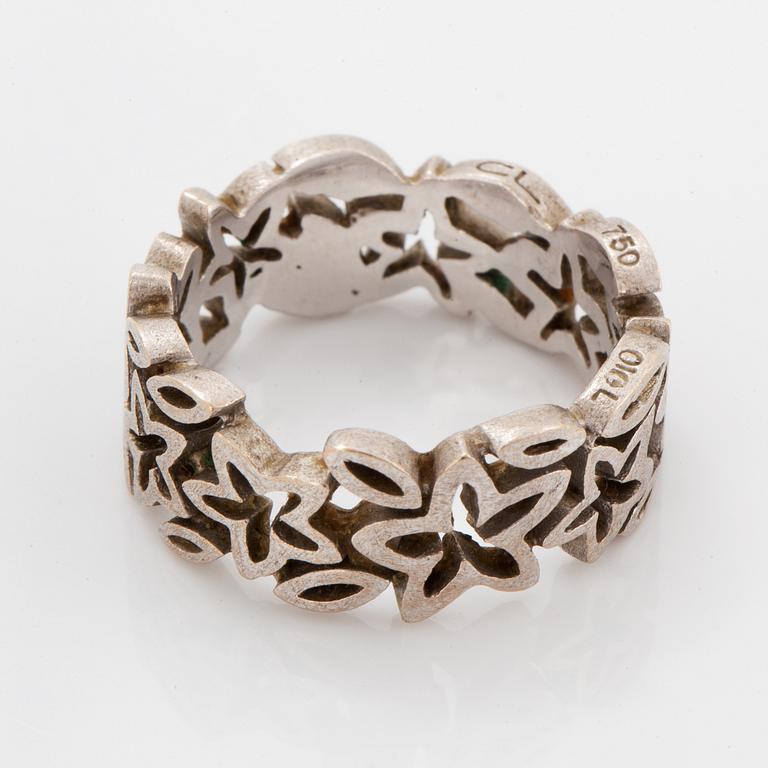 Ole Lynggaard, Charlotte Lynggaard, Ring, "Anemone" 18K white gold.