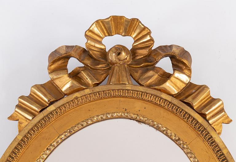 SPEGELLAMPETT, gustaviansk stil, 1800-tal.